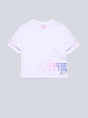 Pineapple White X The Next Step Crop White T-Shirt - Image 5 of 5