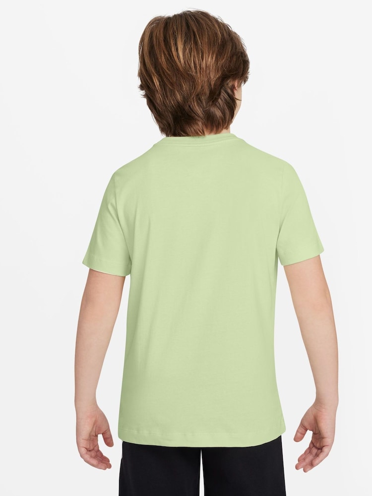 Nike Lime Green Club T-Shirt - Image 2 of 3 Nike Lime Green Club T-Shirt - Image 2 of 3