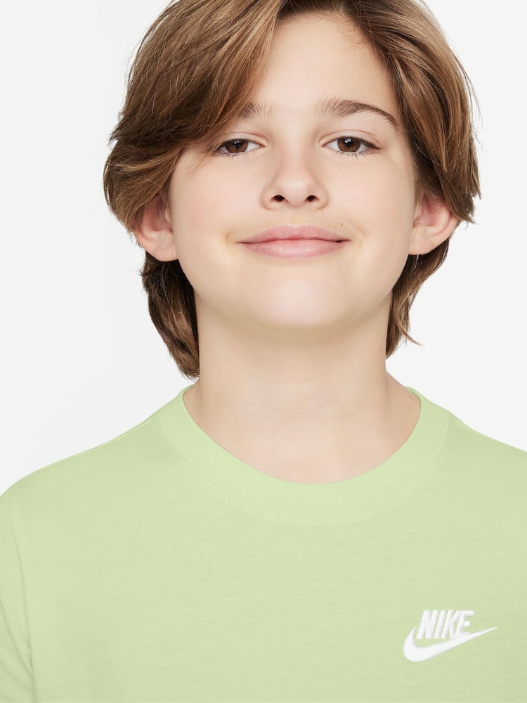 Nike Lime Green Club T-Shirt - Image 3 of 3 Nike Lime Green Club T-Shirt - Image 3 of 3