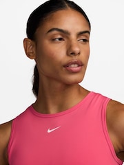 Ярко-розовый - Укороченная майка Nike Pro 365 Dri-FIT - Изображение 3 из 3