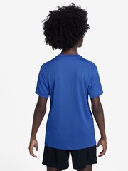 Nike Royal Blue Dri-FIT Trophy 23 T-Shirt - Image 2 of 4