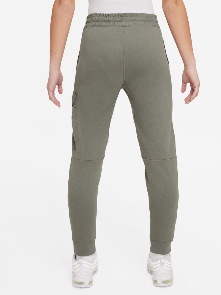 Nike Green Sportswear City Utility Easy On Fleece Joggers - Image 2 of 5 Nike Green Sportswear City Utility Easy On Fleece Joggers - Image 2 of 5