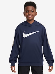 Nike Midnight Navy Sportswear Club+ Overhead Hoodie - Image 1 of 8