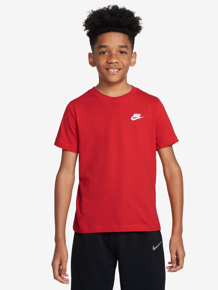 Czerwony University - Nike Club 100% Cotton T-Shirt - Image 1 of 6