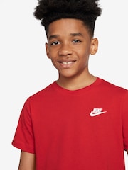 Czerwony University - Nike Club 100% Cotton T-Shirt - Image 3 of 6