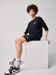 Negro - Camiseta deportiva de manga larga 100% algodón de Nike - Imagen 4 de 6