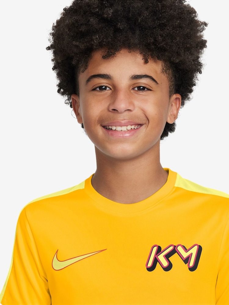 Nike Orange Dri-FIT Academy Kylian Mbappe Training T-Shirt - Image 3 of 3