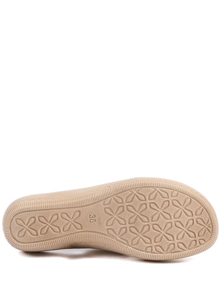 Pavers Gold Adjustable Lightweight Mule Sandals - Image 5 of 5 Pavers Gold Adjustable Lightweight Mule Sandals - Image 5 of 5