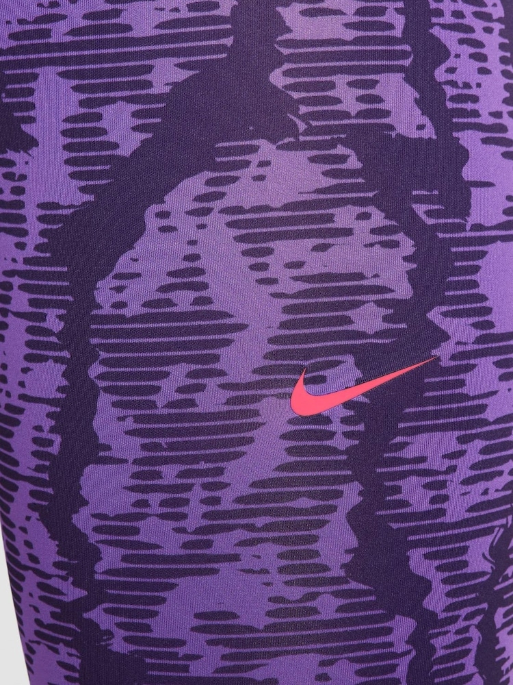Пурпурный с рисунком - Леггинсы Nike Pro Dri-fit - Image 5 of 5