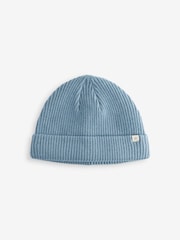 Blue/Grey Baby Beanie Hats 2 Pack (0mths-2yrs) - Image 5 of 7