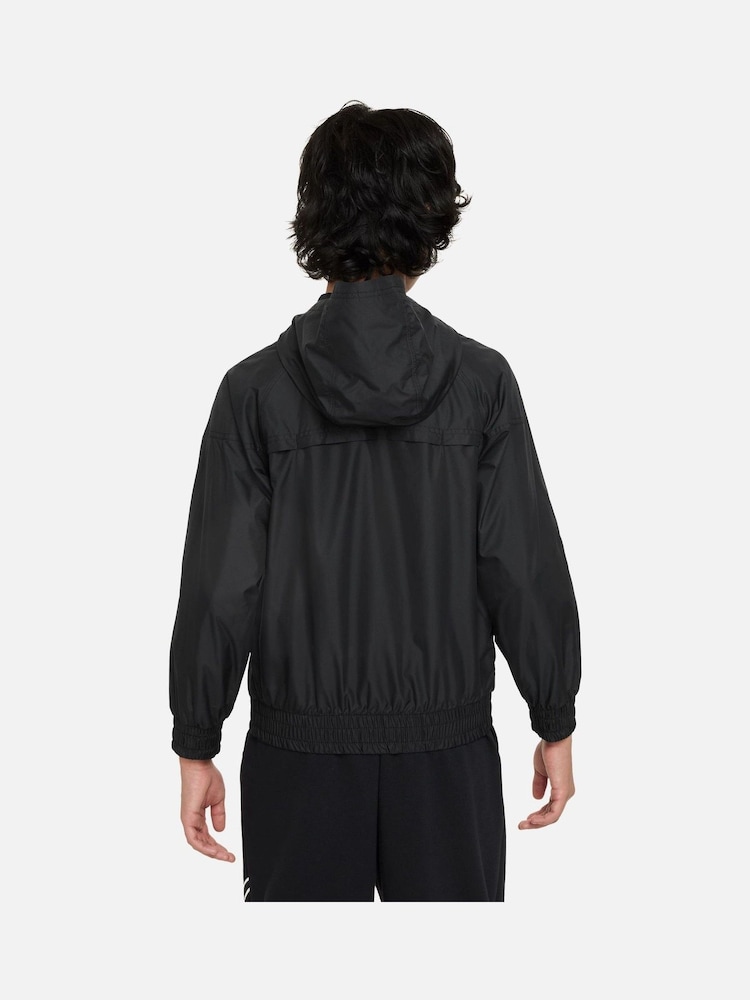 Nike Black Sportswear Windrunner Hooded Jacket - Image 2 of 3