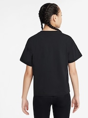 Nike Black Sportswear 100% Cotton T-Shirt - Image 3 of 3