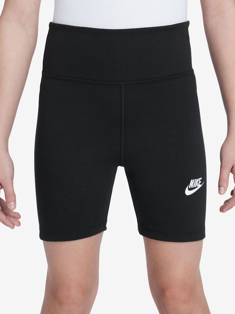 Nike Black 5 Inch High-Waisted Bike Shorts - Image 1 of 4