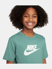 Nike Green Frost Cropped 100% Cotton T-Shirt - Image 3 of 3