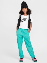 Blanco - Nike Cropped 100% Cotton T-Shirt - Imagen 4 de 4