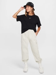 Nike Black Sportswear Boxy 100% Cotton T-Shirt - Image 3 of 7