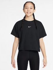 Nike Black Sportswear Boxy 100% Cotton T-Shirt - Image 5 of 7