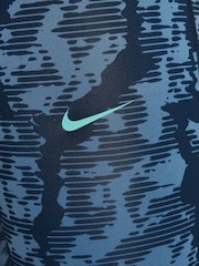 Nike Blue Print Pro Dri-FIT Leggings - Image 5 of 5