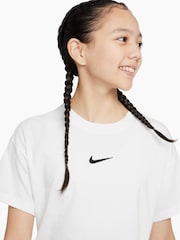 Nike White Sportswear 100% Cotton T-Shirt - Image 3 of 3