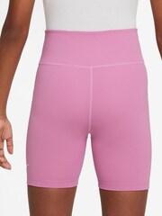Nike Pink Flamingo One 5 Inch Dri-FIT Bike Shorts - Image 2 of 4