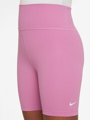 Nike Pink Flamingo One 5 Inch Dri-FIT Bike Shorts - Image 3 of 4