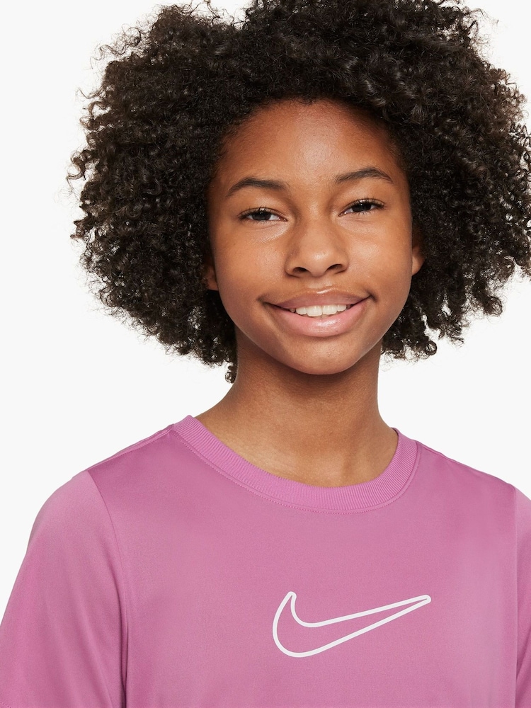 Nike Pink Flamingo One Dri-FIT Short-Sleeve T-Shirt - Image 3 of 3