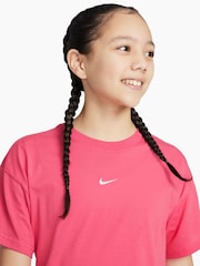 Nike Bright Pink Sportswear Boxy T-Shirt - Image 3 of 4