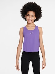 Пурпурный малиновый - Nike One Dri-FIT Tank Vest Top - Image 1 of 3