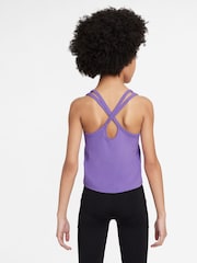 Пурпурный малиновый - Nike One Dri-FIT Tank Vest Top - Image 2 of 3