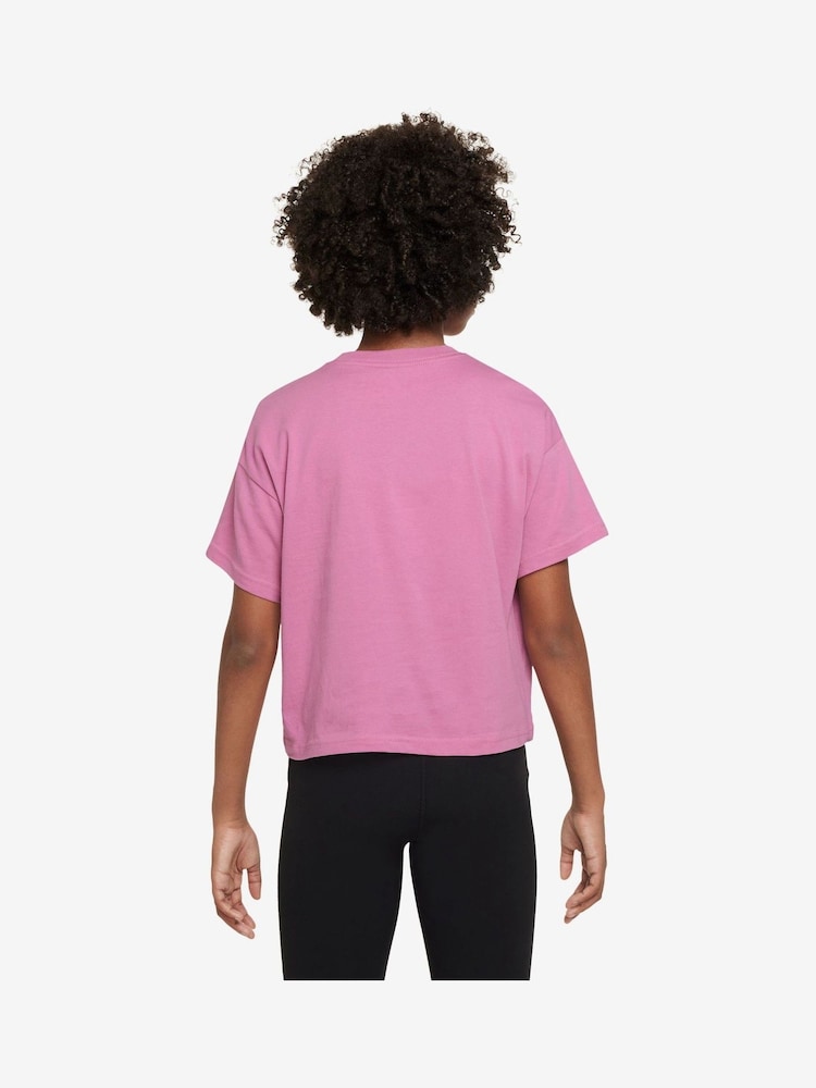 Nike Pink Flamingo Sportswear Boxy T-Shirt - Image 2 of 4