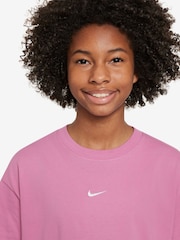 Nike Pink Flamingo Sportswear Boxy T-Shirt - Image 3 of 4