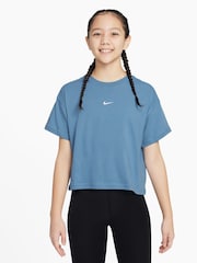 Nike Aegean Blue Sportswear Boxy T-Shirt - Image 1 of 4
