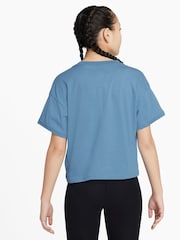 Nike Aegean Blue Sportswear Boxy T-Shirt - Image 2 of 4