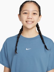 Nike Aegean Blue Sportswear Boxy T-Shirt - Image 3 of 4