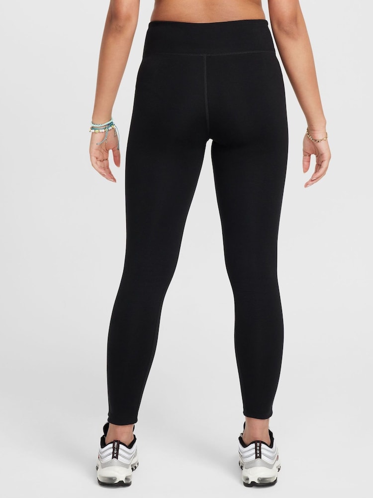 Nike Black High Waisted Leggings - Image 2 of 4