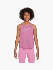 Розовый - Nike Dri-FIT One Classic Tank Vest Top - Image 1 of 3