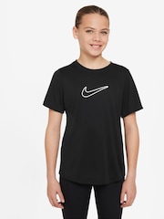 Nike Black One Dri-FIT Short Sleeve T-Shirt - Image 1 of 3