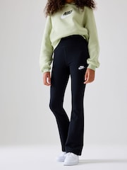 Nike Black High Waisted Flared Leggings - Image 1 of 5
