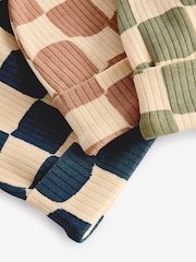 modra - 100% Cotton Jersey čepica klobuki in kape; pokrivala 3 komplet (0-18mths) - Slika 5 iz 5