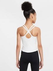 Белый - Nike One Dri-FIT Tank Vest Top - Image 2 of 8