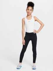 Белый - Nike One Dri-FIT Tank Vest Top - Image 3 of 8