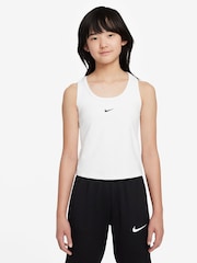Белый - Nike One Dri-FIT Tank Vest Top - Image 6 of 8
