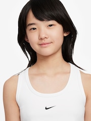 Белый - Nike One Dri-FIT Tank Vest Top - Image 8 of 8