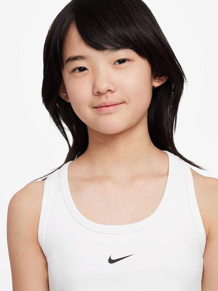 Белый - Nike One Dri-FIT Tank Vest Top - Image 8 of 8