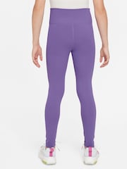 Nike Purple Raspberry One Dri-FIT Leggings - Image 2 of 5