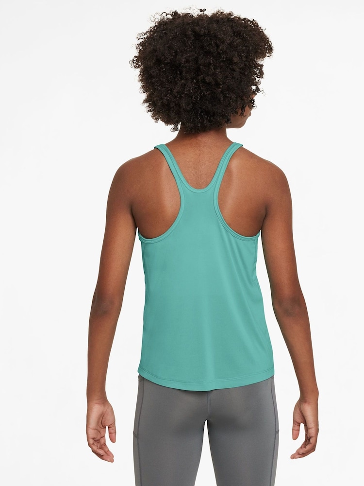Nike Green Frost Dri-FIT One Classic Tank Vest Top - Image 2 of 3