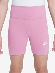 Nike Pink Flamingo 5 Inch High-Waisted Bike Shorts - Image 1 of 4