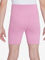 Nike Pink Flamingo 5 Inch High-Waisted Bike Shorts - Image 2 of 4
