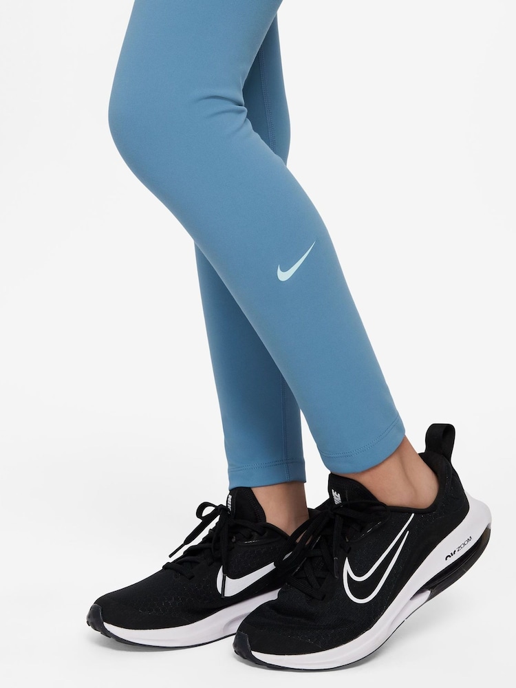 Nike Aegean Blue One Dri-FIT Leggings - Image 3 of 5