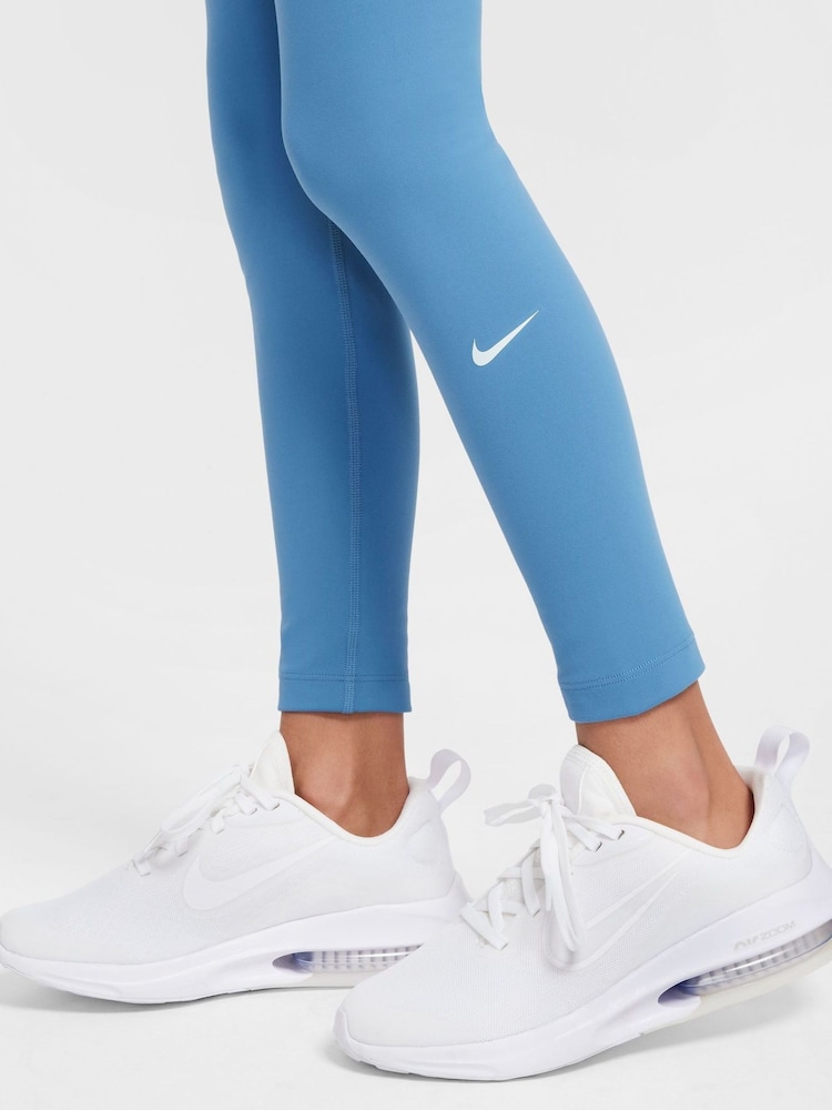 Nike Aegean Blue One Dri-FIT Leggings - Image 4 of 5